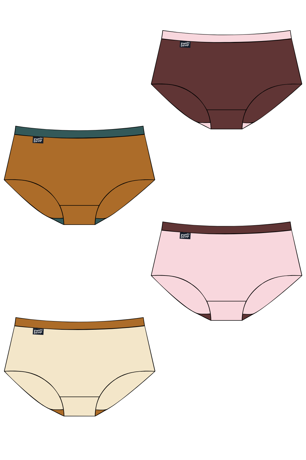 Perfect Panty 4 Pack Subscription Bundle
